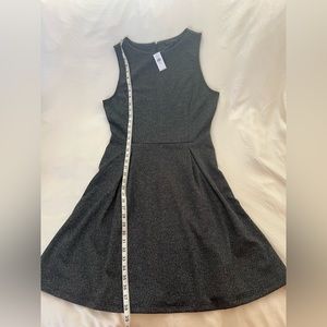 NWT Banana Republic Grey Tweed Sleeveless Dress 10T
